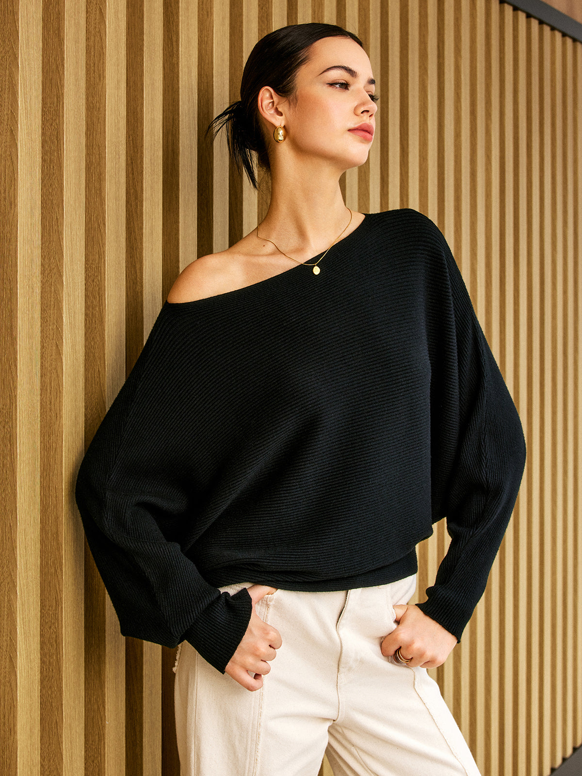 Jourdan | One Shoulder Sweater