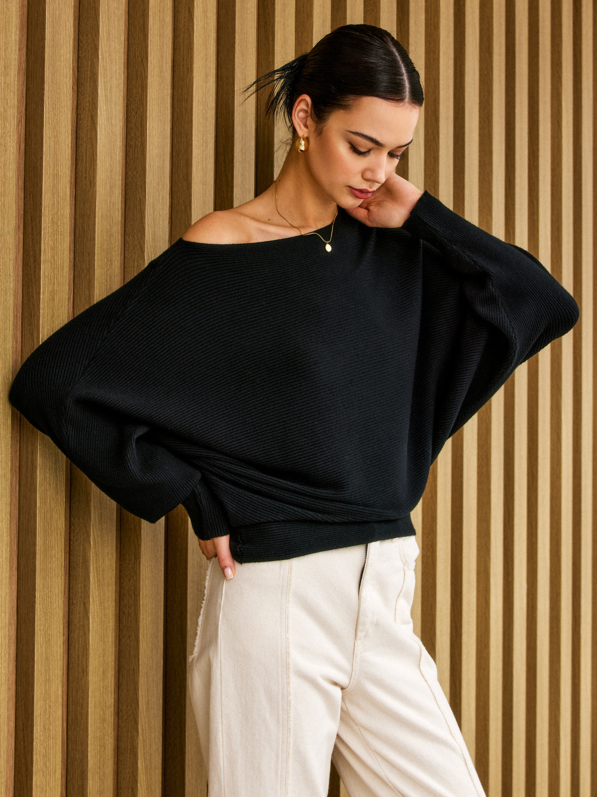 Jourdan | One Shoulder Sweater