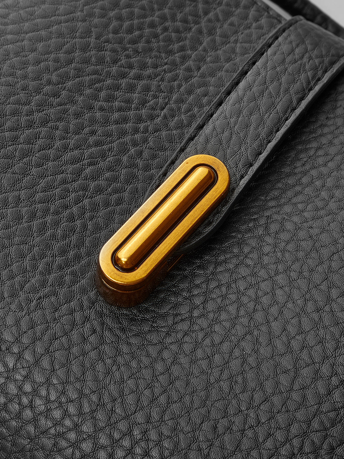 Azucena | Handbag with Gold Buckle Closure