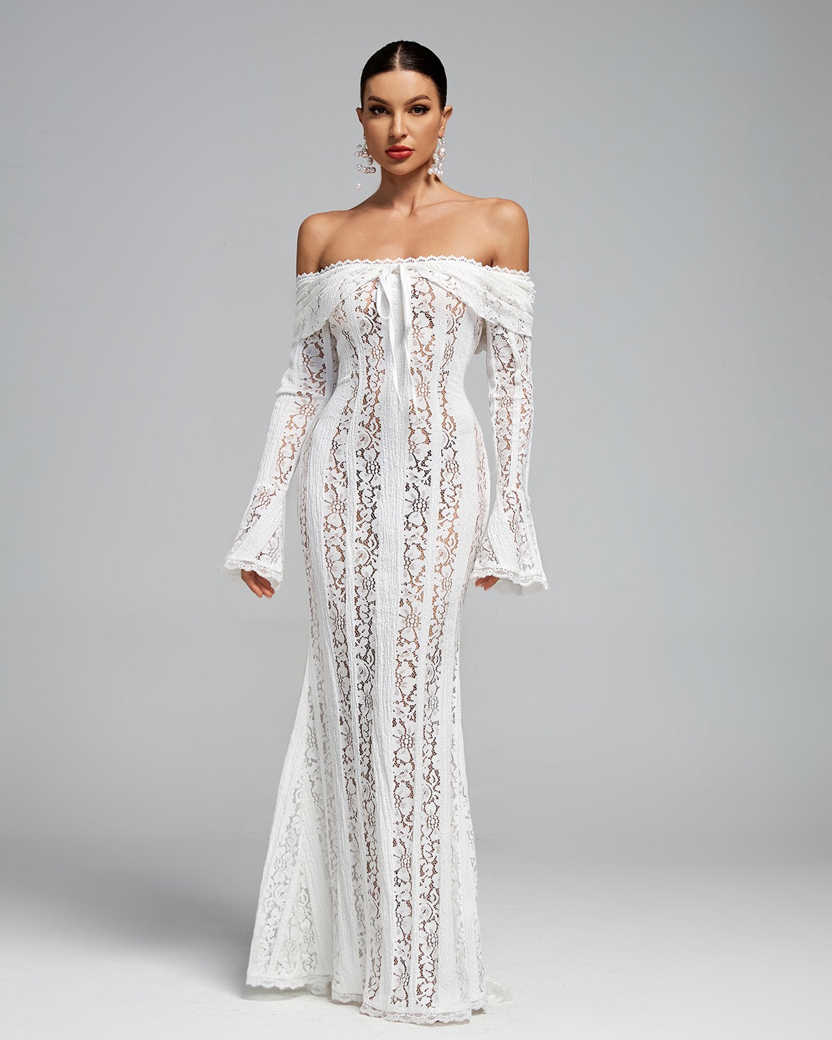 Aréa | Floral Off-Shoulder Dress