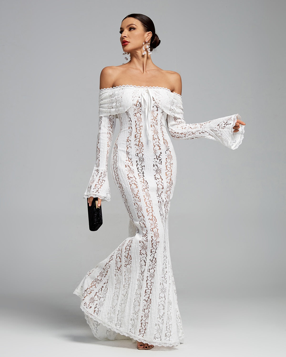 Aréa | Floral Off-Shoulder Dress