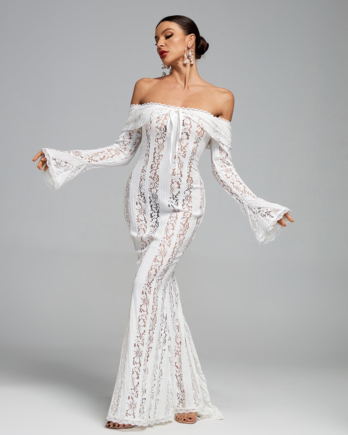 Aréa | Floral Off-Shoulder Dress