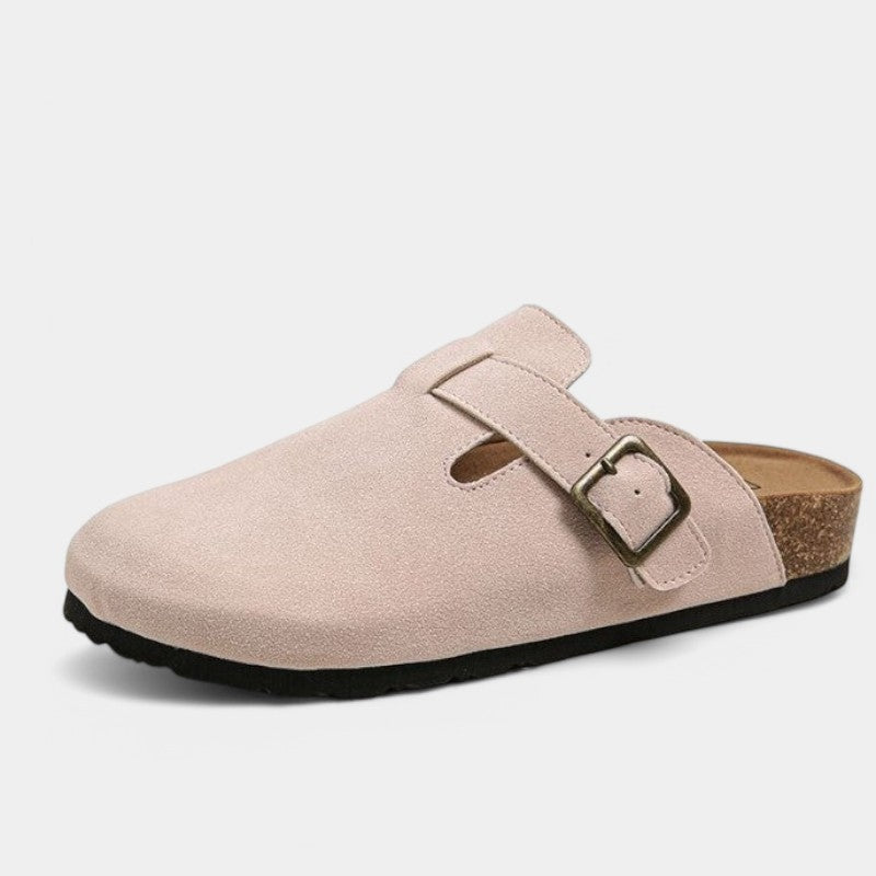 Hollie | Clogs with Buckle & Comfort Footbed