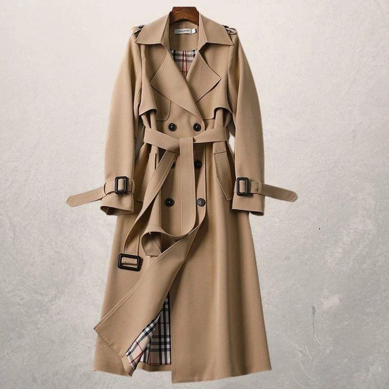 Maryrose | Double-breasted Fitted Trench Coat