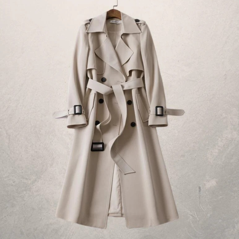 Maryrose | Double-breasted Fitted Trench Coat