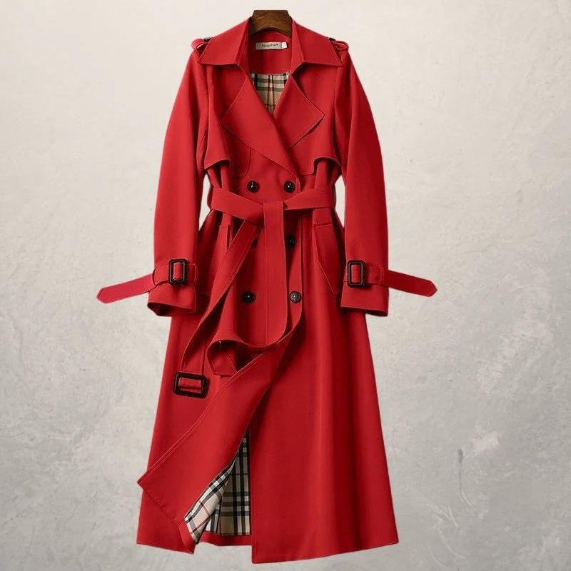 Maryrose | Double-breasted Fitted Trench Coat