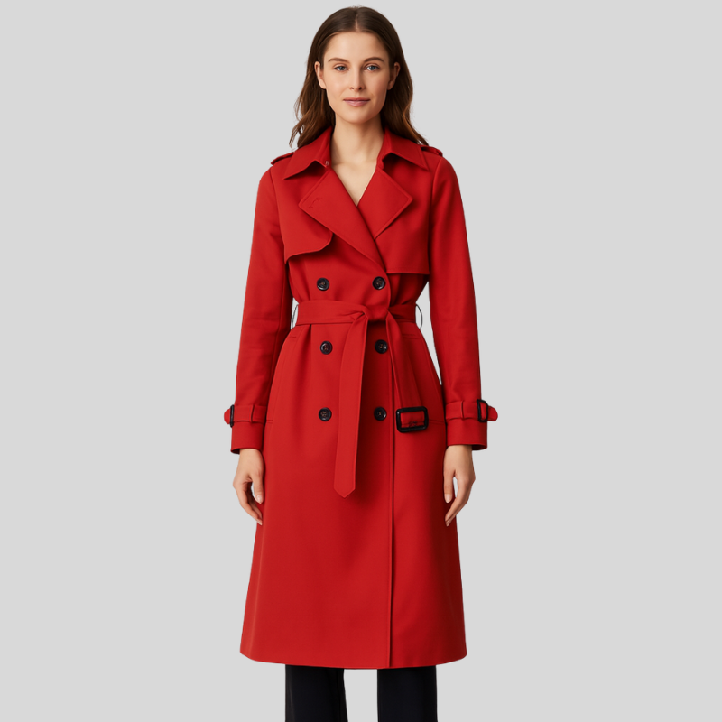 Maryrose | Double-breasted Fitted Trench Coat