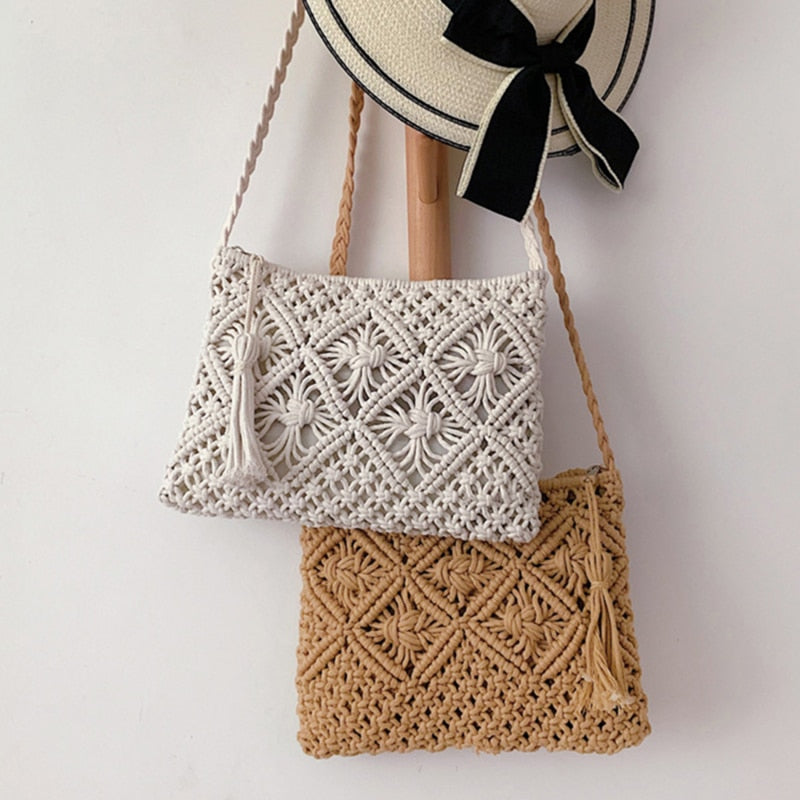 Giovanna | Crossbody Bag Macrame Woven Design