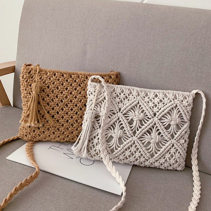 Giovanna | Crossbody Bag Macrame Woven Design