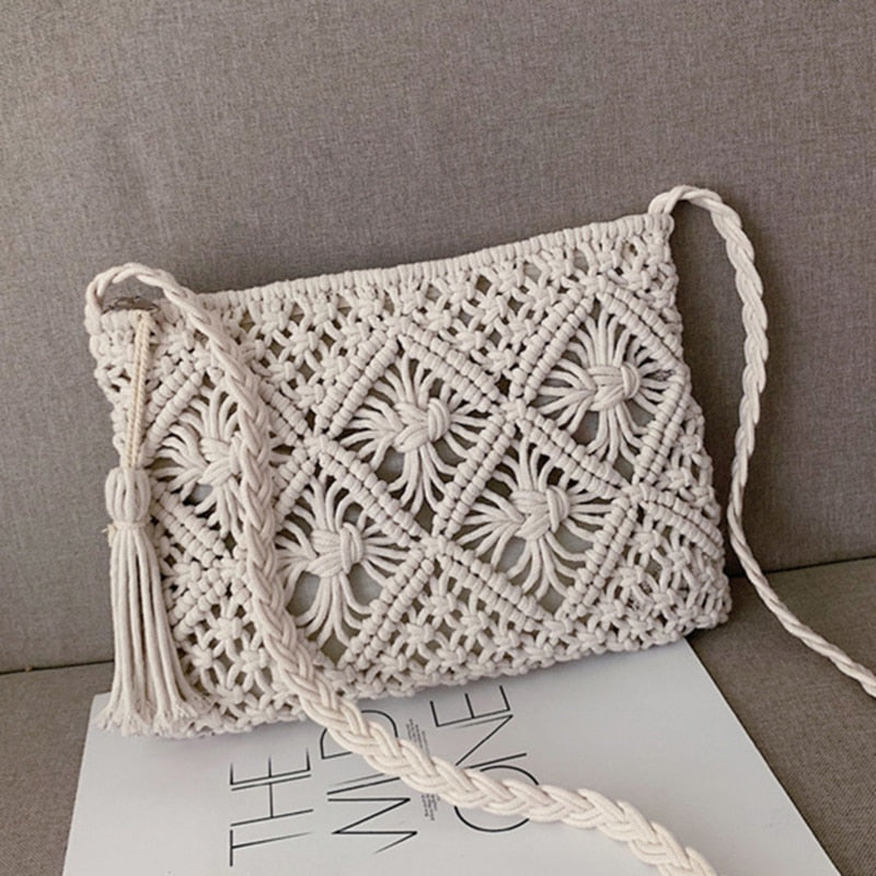 Giovanna | Crossbody Bag Macrame Woven Design