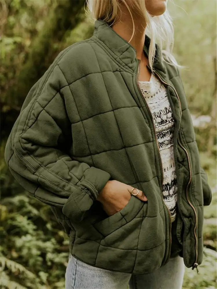 Capri | Jacket With Diamond Stitching
