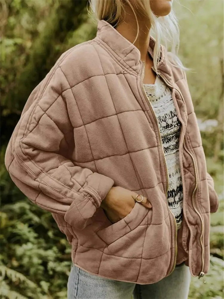 Capri | Jacket With Diamond Stitching
