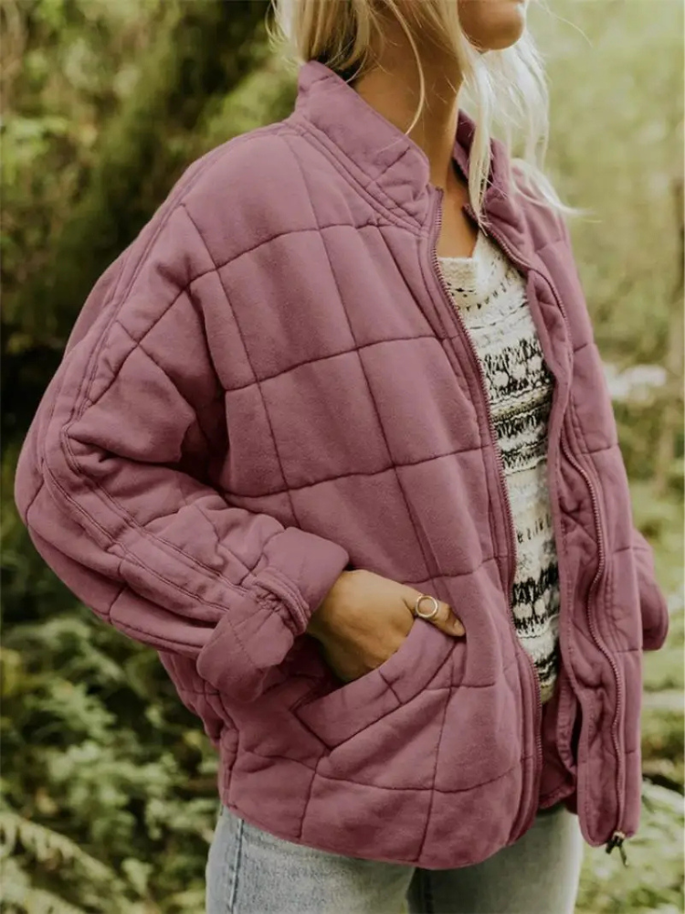 Capri | Jacket With Diamond Stitching