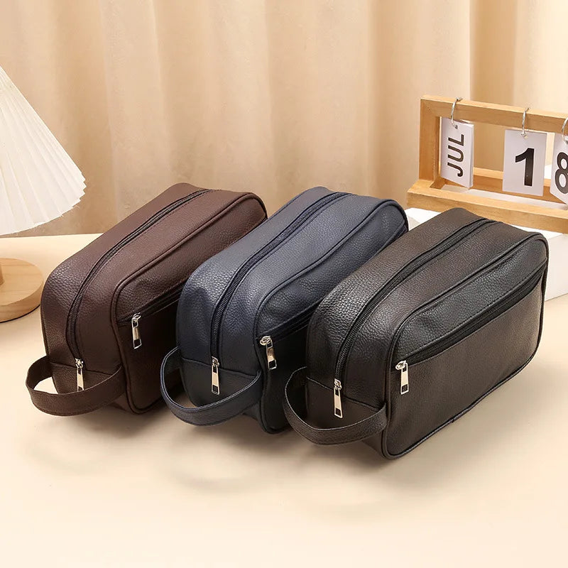 Binyamin | Toiletry Bag with Zipper Pockets and Handle