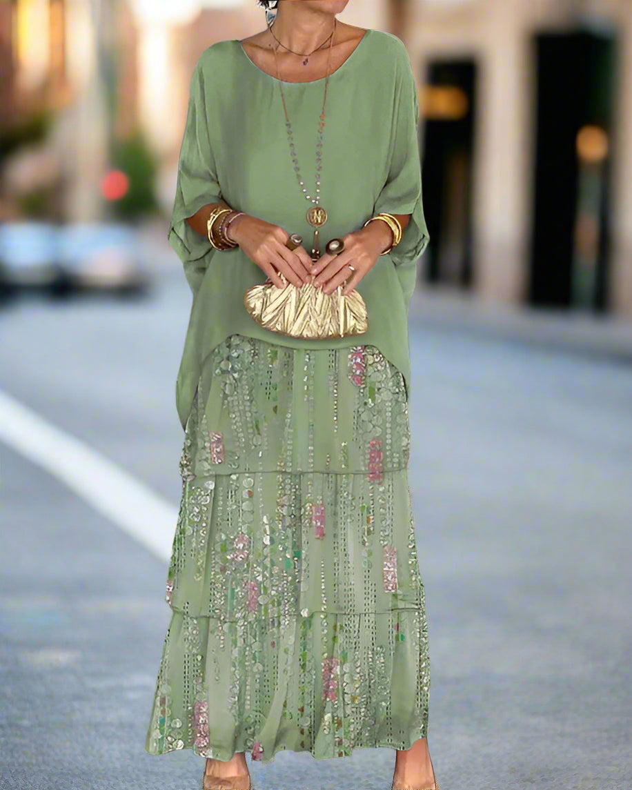 Lauren | Relaxed Layered Maxi Dress