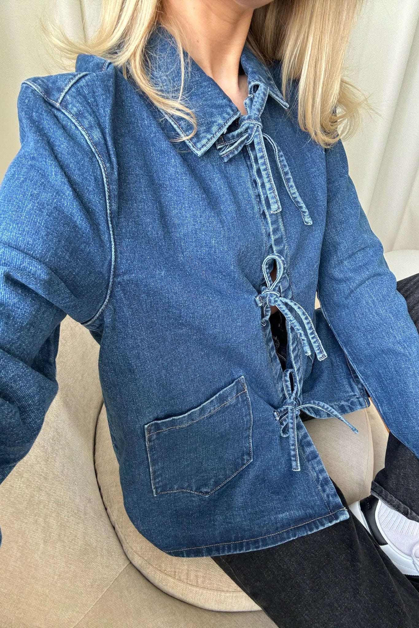 Latrisha | Denim Jacket with Button Closure