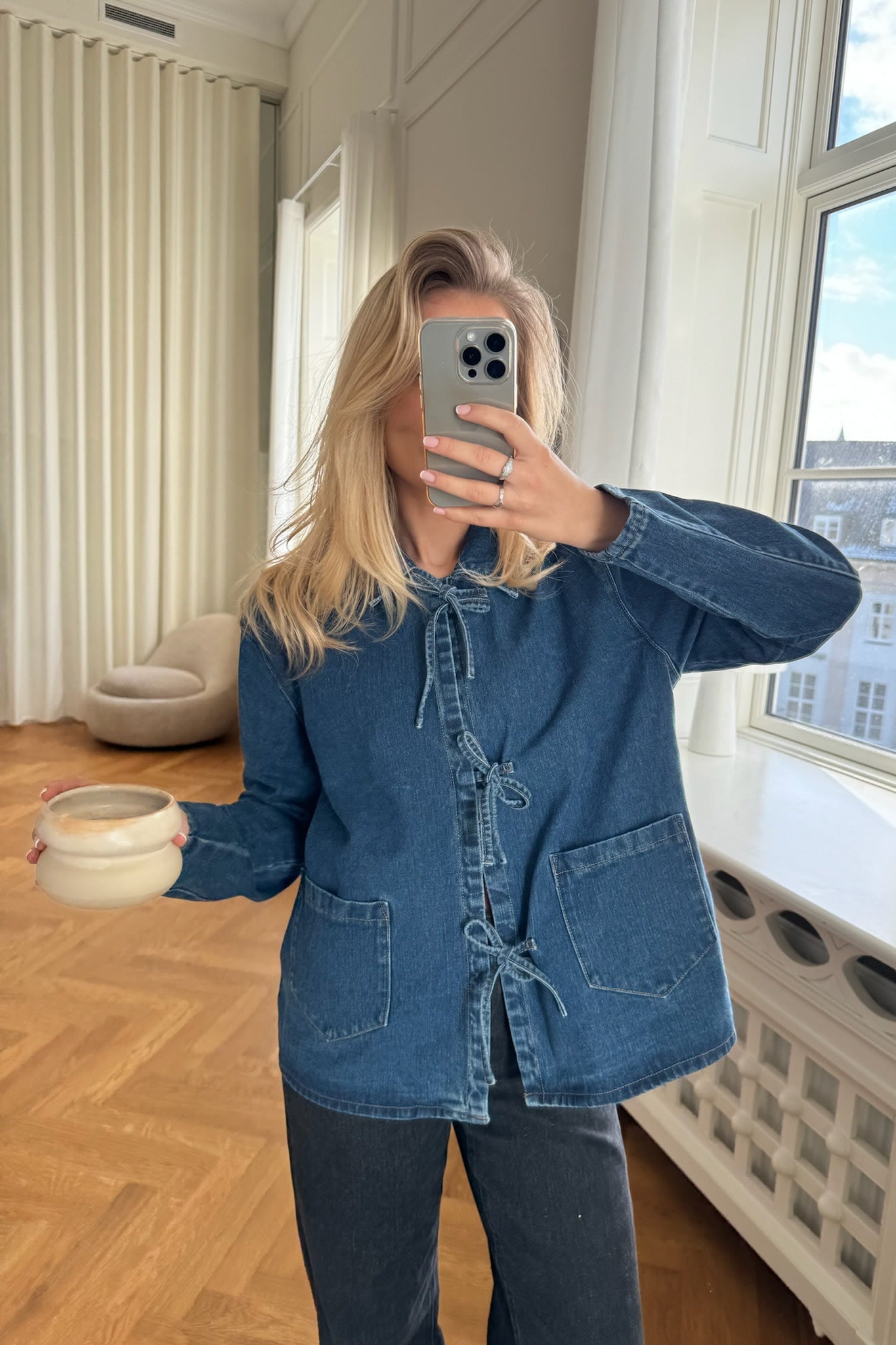 Latrisha | Denim Jacket with Button Closure