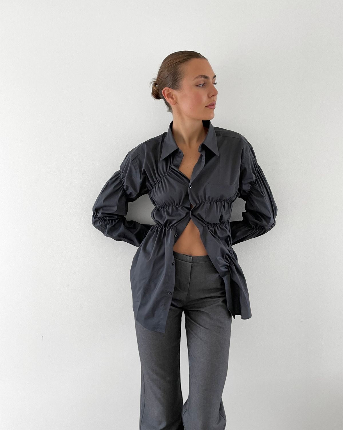 Gabriel | Blouse with Ruffles and Puff Sleeves