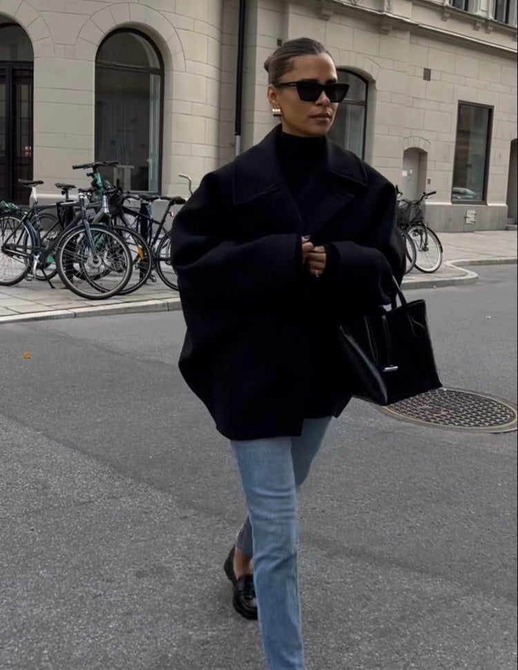 Lior | Jacket with oversized collar