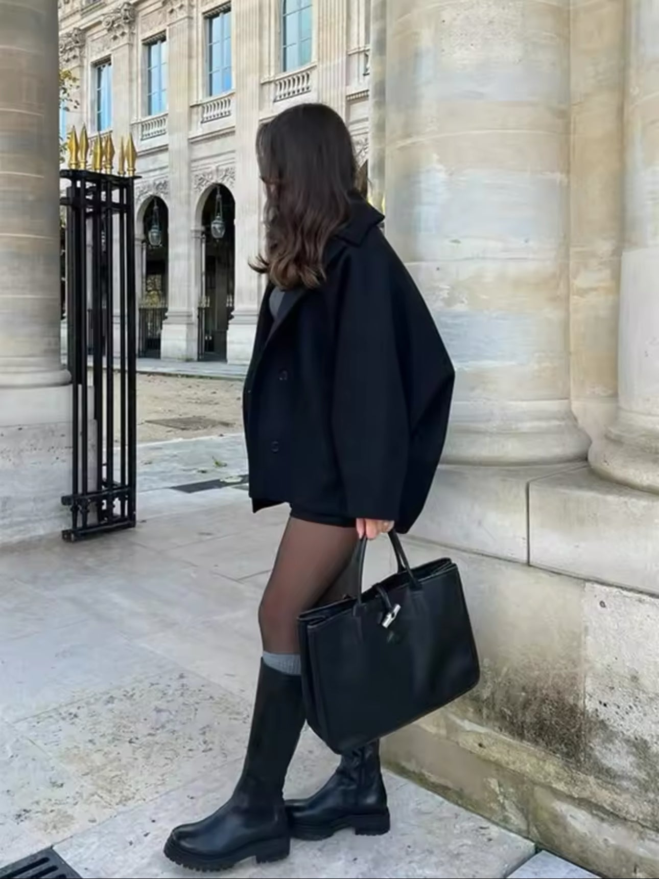 Lior | Jacket with oversized collar