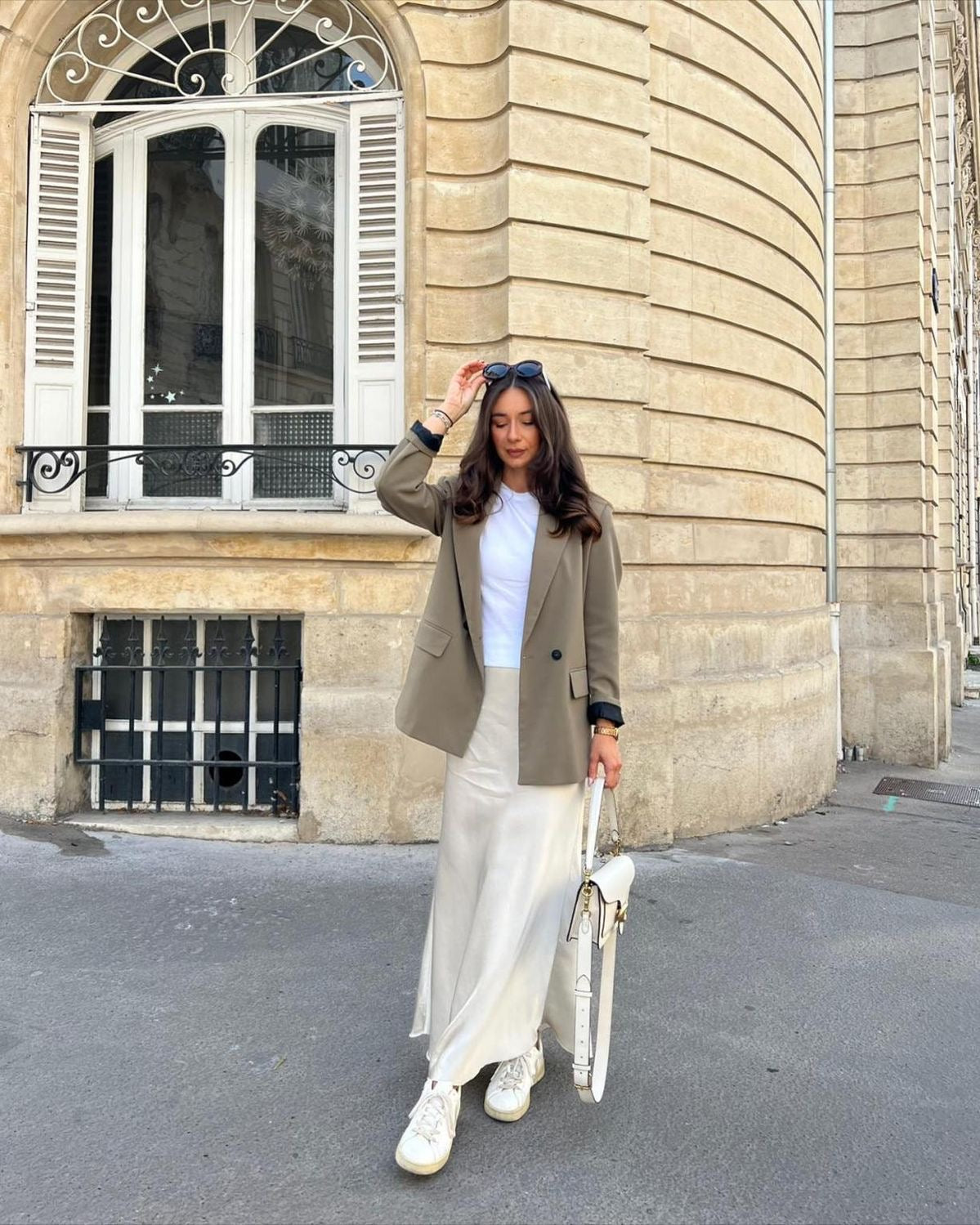 Xara | Flowing Skirt with Satin Sheen