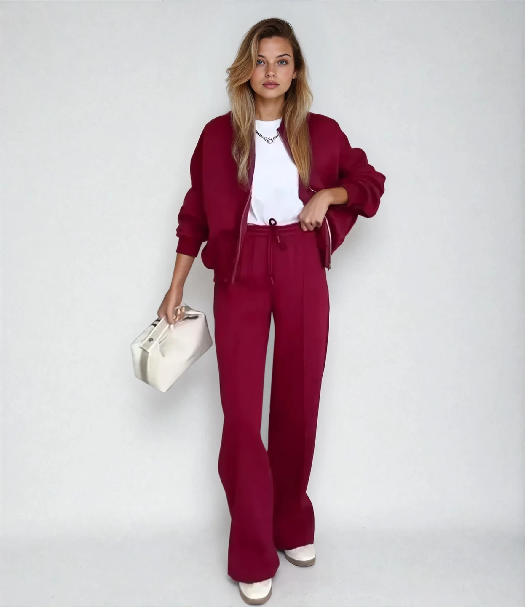 Stephany | Two-Piece Suit Bomber Style Lounge