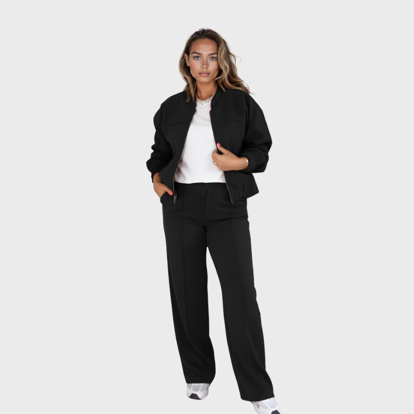 Stephany | Two-Piece Suit Bomber Style Lounge
