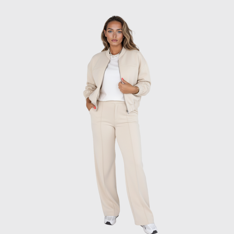 Stephany | Two-Piece Suit Bomber Style Lounge