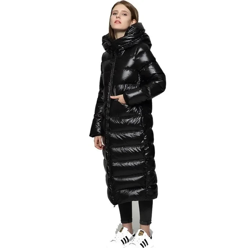 Karri | Women's Long Down Jacket with Hood