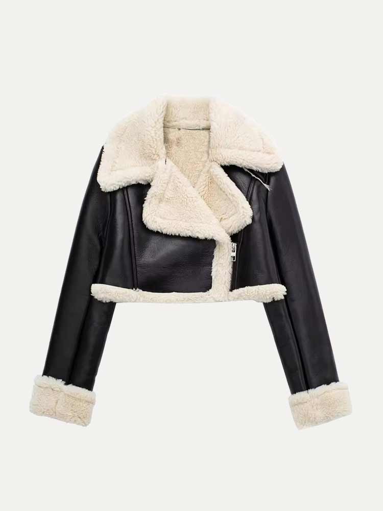 Brittney | Women's Coat with Faux Fur Lining