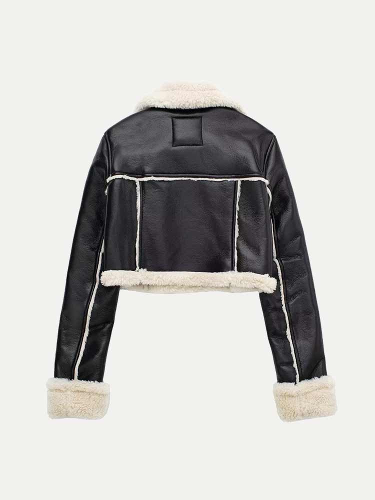 Brittney | Women's Coat with Faux Fur Lining