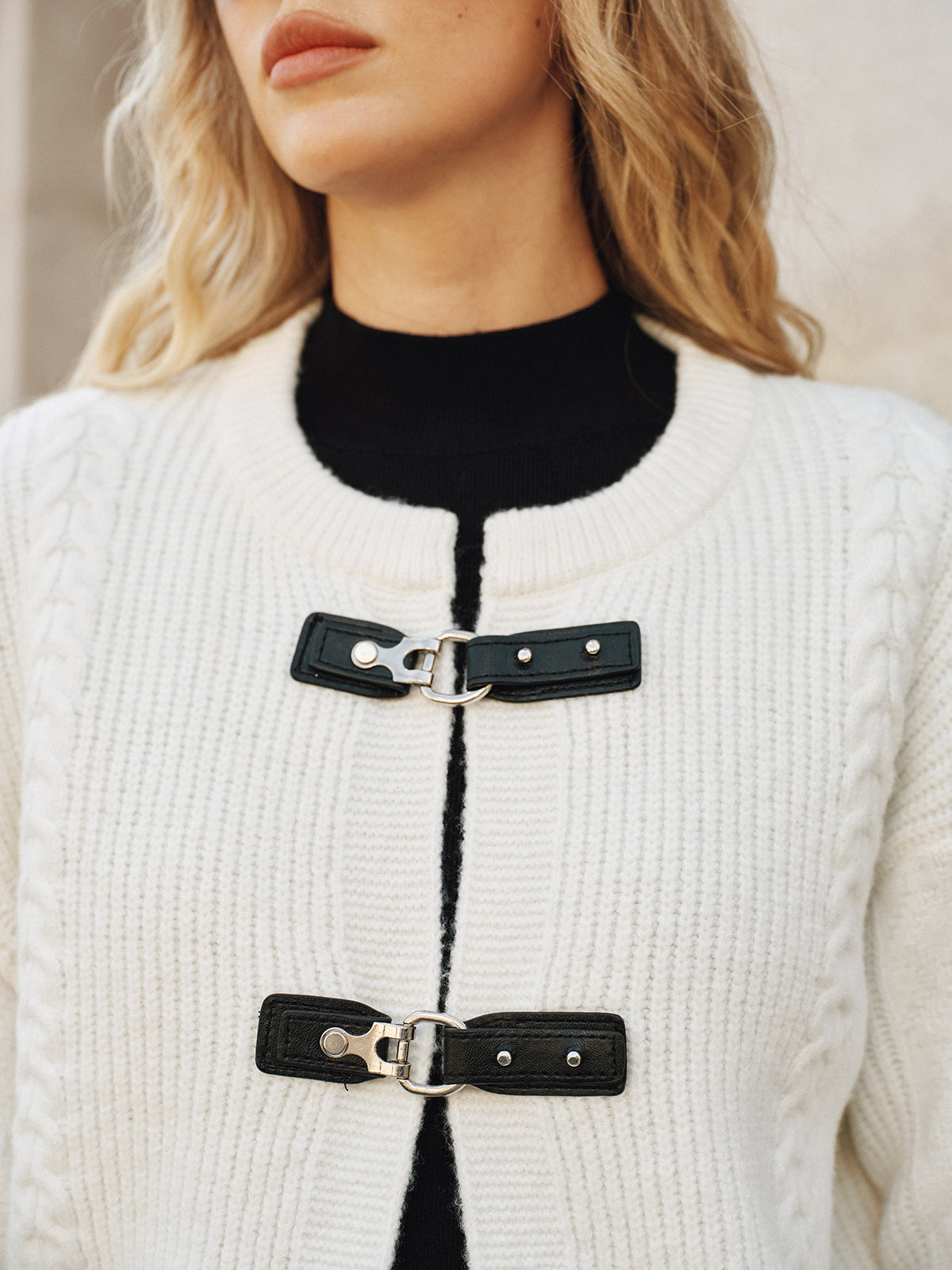 Amara | Vest with Trendy Buckle Closure