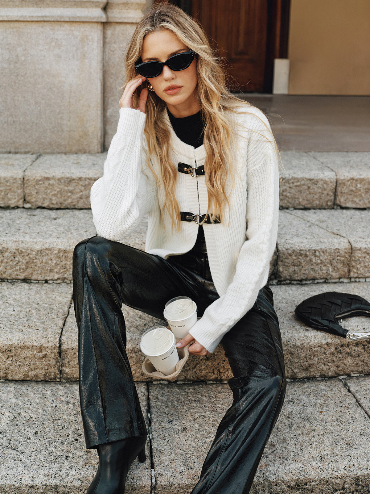 Amara | Vest with Trendy Buckle Closure