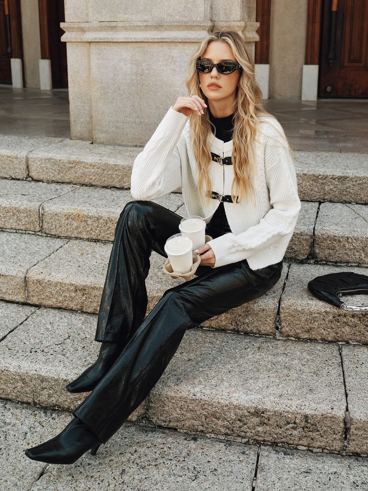 Amara | Vest with Trendy Buckle Closure