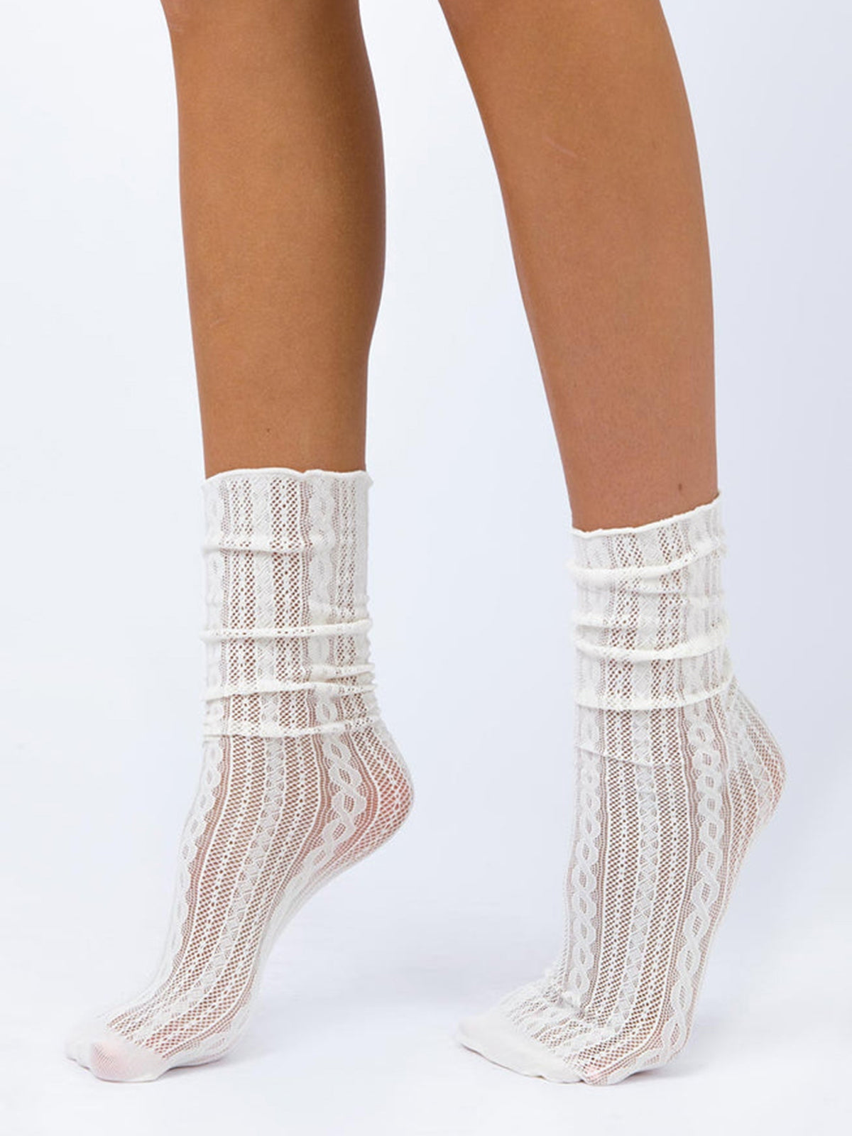 Caitlyn | Lace Ruffle Socks