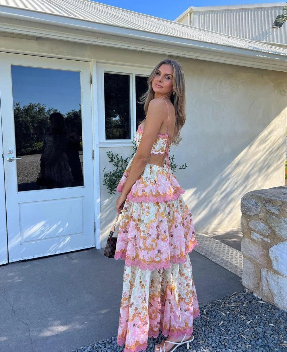 Teagan | Maxi Dress with Lace Details