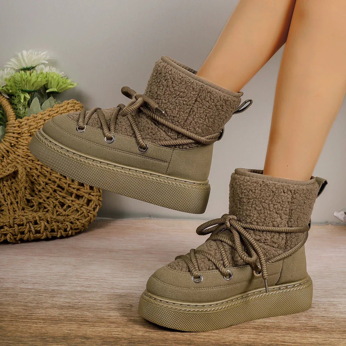 Evelyn | Women's Ankle Boots with Platform Sole