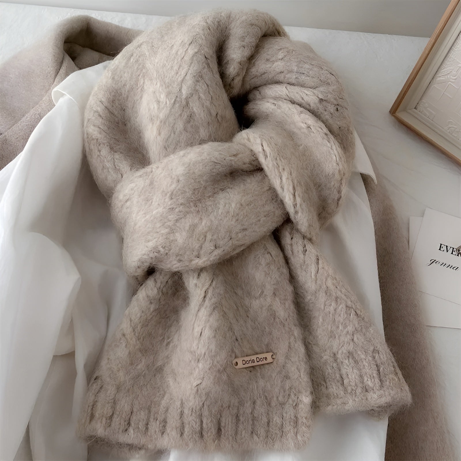 Ronda | Scarf Soft Knitted Wool Blend
