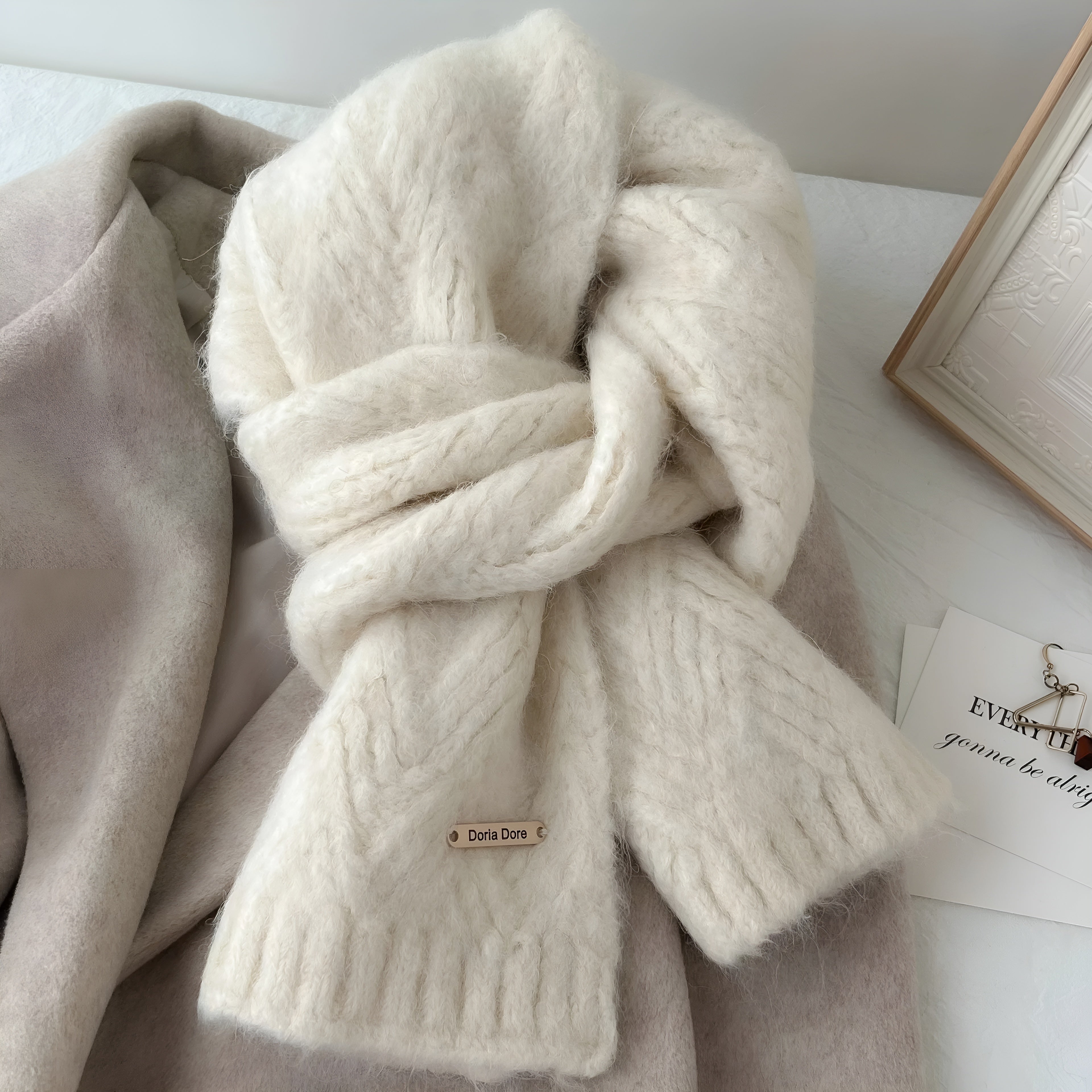 Ronda | Scarf Soft Knitted Wool Blend