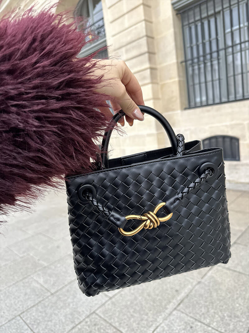 Tivra | Handbag Braided Leather