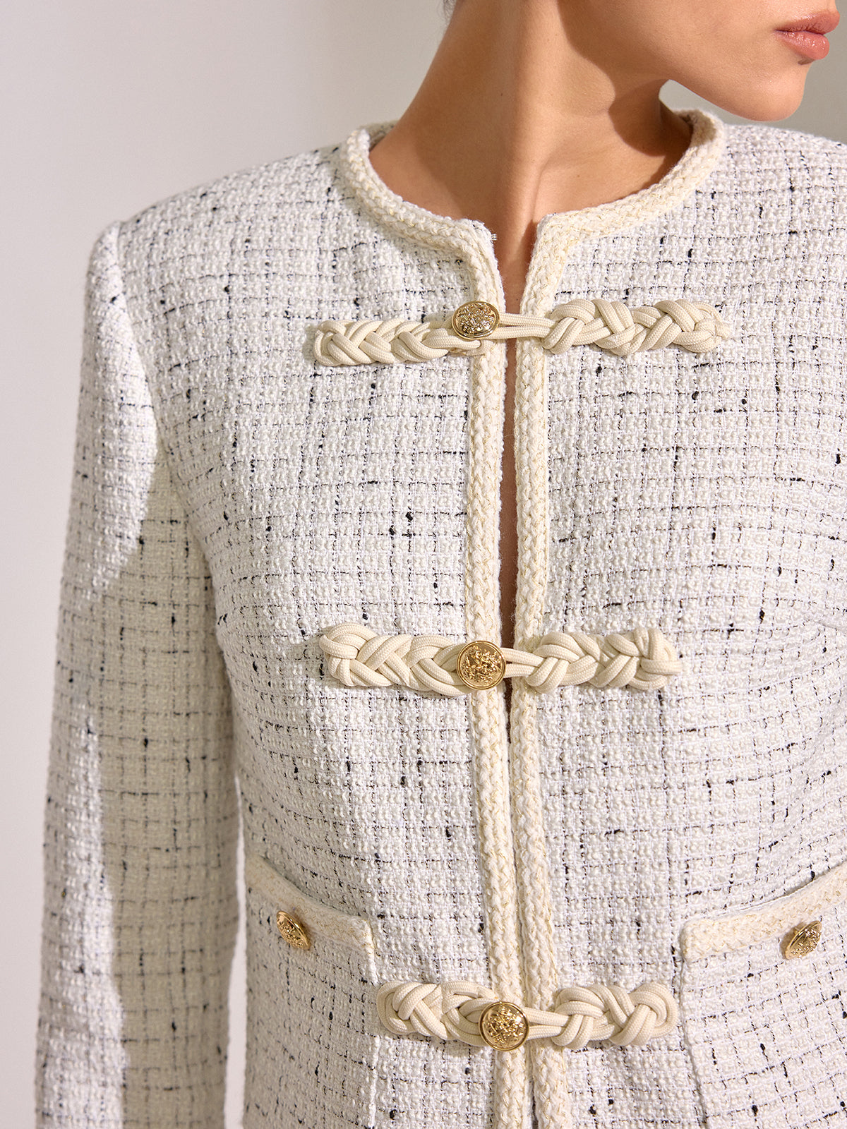 Jerry | Skirt suit with Mandarin collar