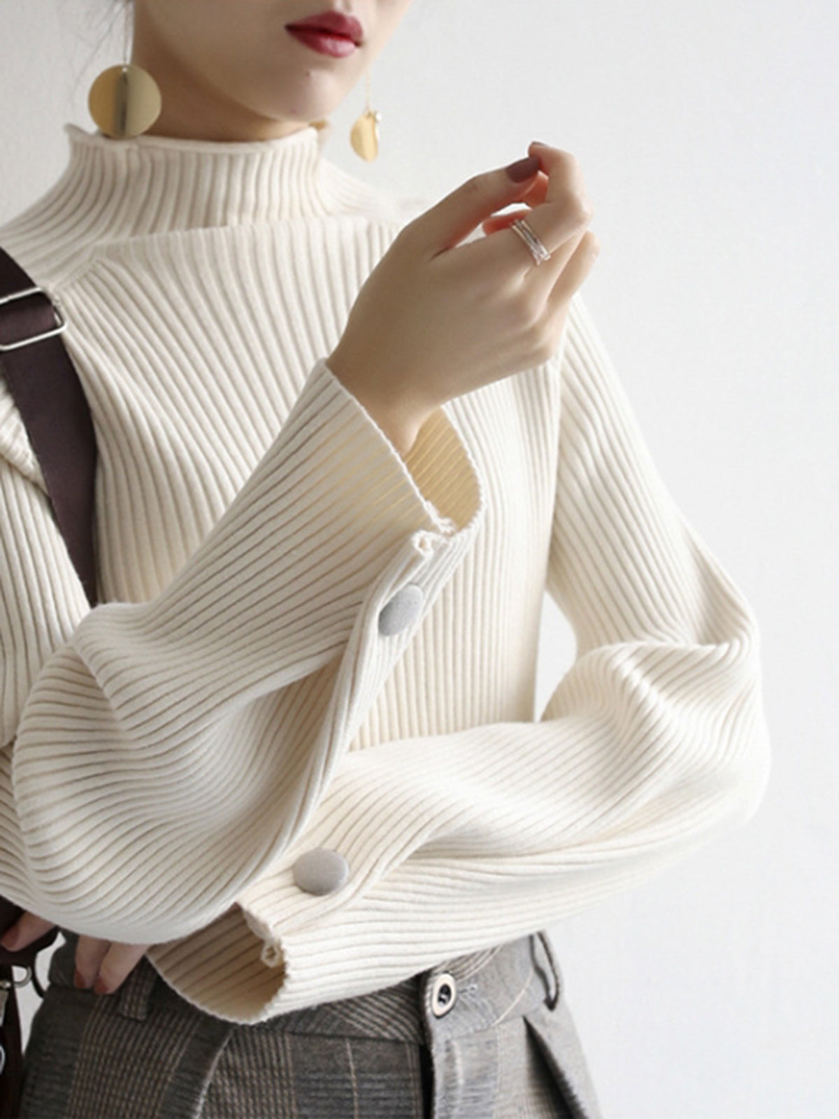 Elli | Sweater with Balloon Sleeves