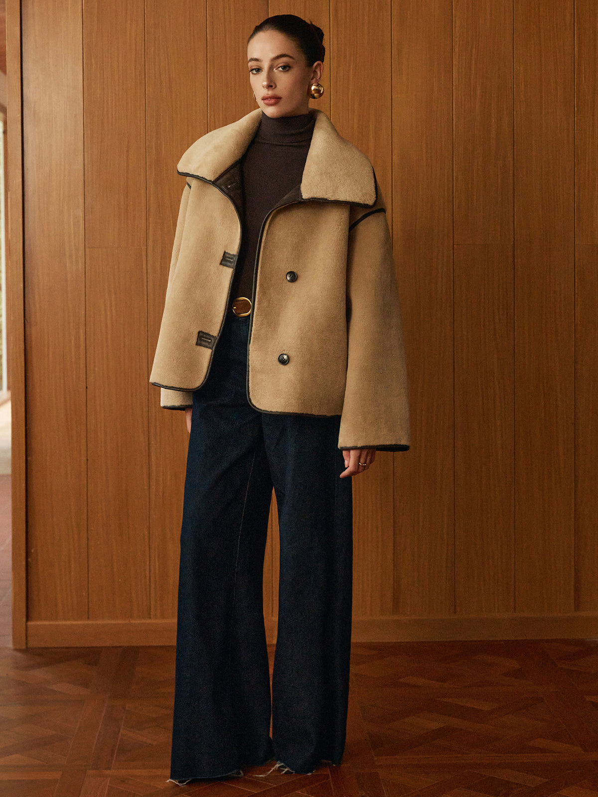 Lacie | Coat with Teddy Lining