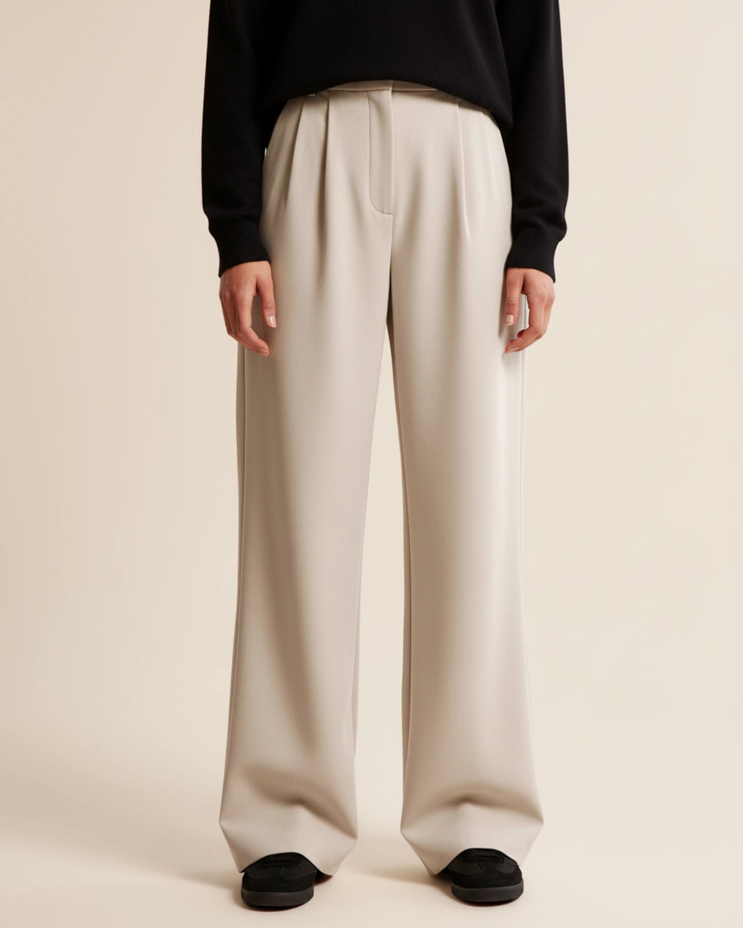 Sindy | High-waisted wide-leg trousers