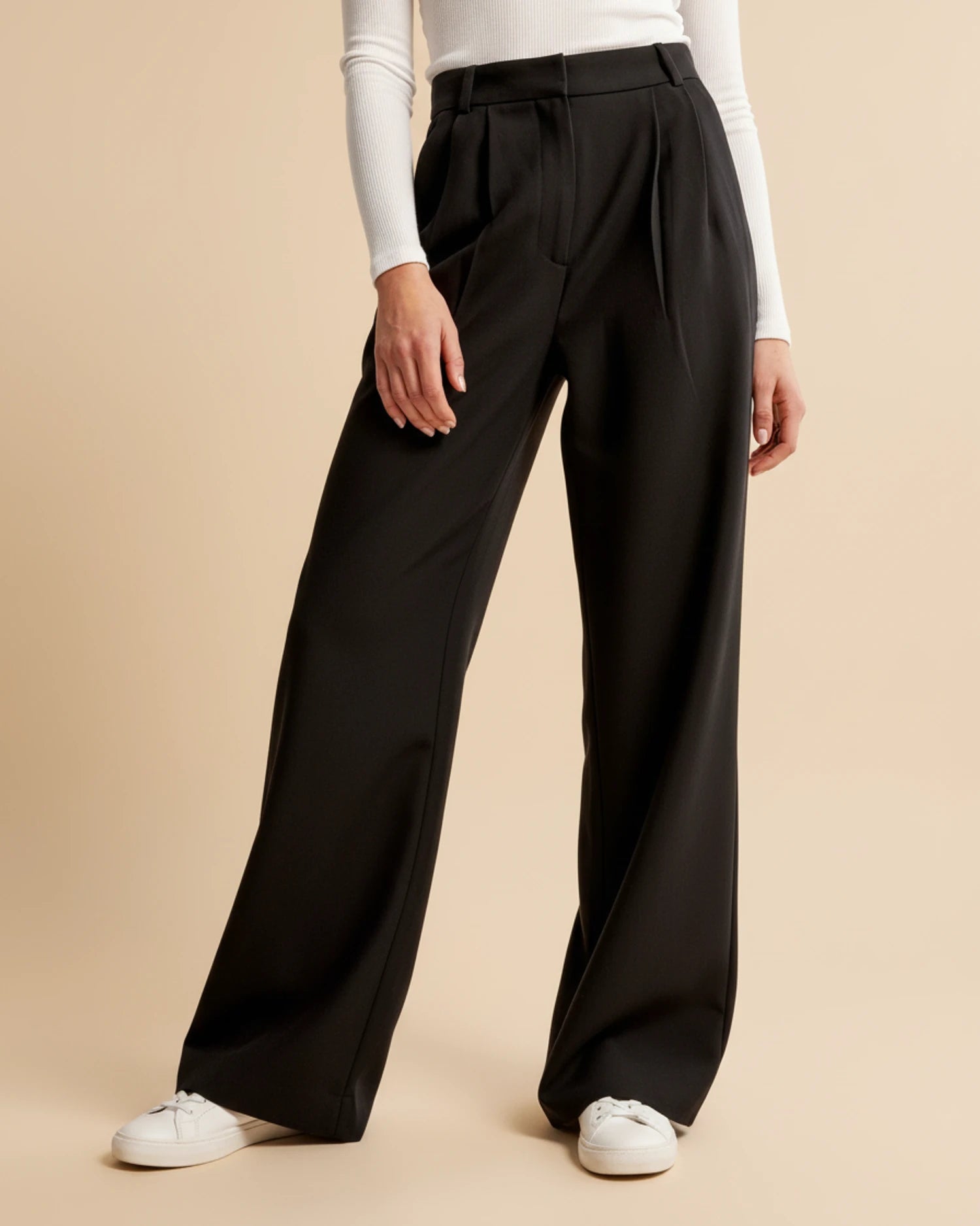 Sindy | High-waisted wide-leg trousers