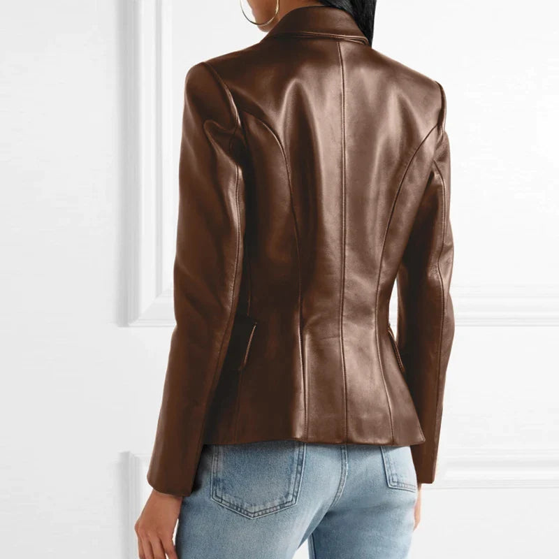 Miah | Blazer with Gold Buttons