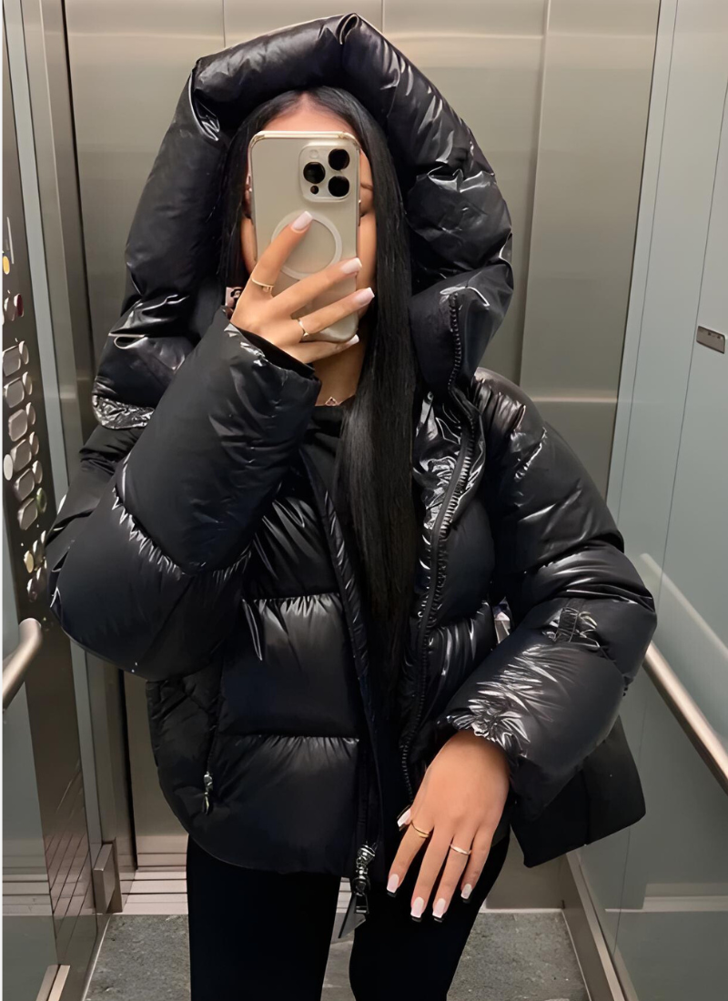 Myron | Puffer Jacket with Glossy Finish