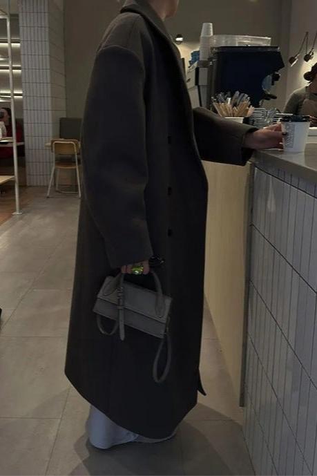 Jiska | Oversized Double-Breasted Coat