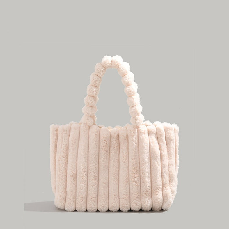 Eric | Plush Faux Fur Shoulder Bag