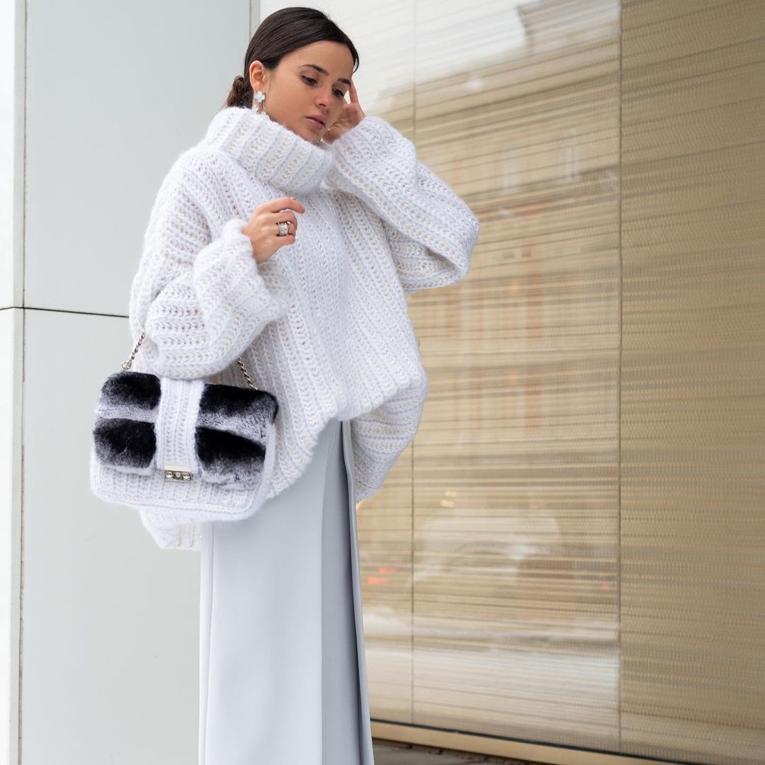Felecia | Chunky Knit Oversized Turtleneck Sweater